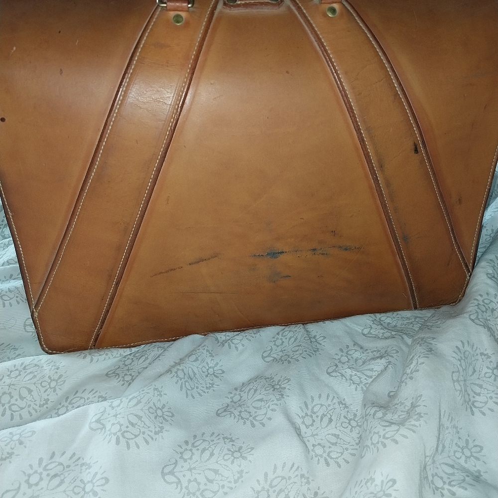 Vintage leather briefcase/doctors bag by Witt Custom Saddle - Picture 9 of 12